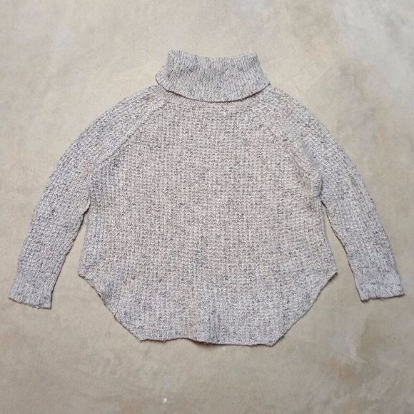 Free People Wool Blend Knit Turtleneck Pullover Sweater - Womens Size Small - Picture 3 of 5